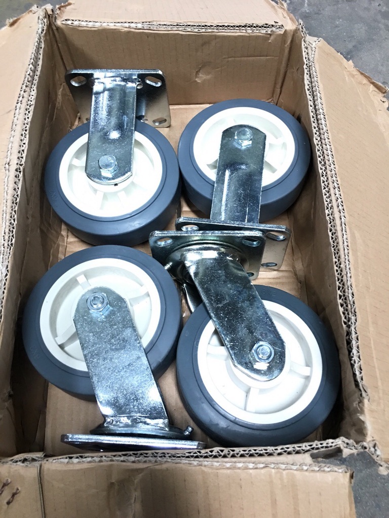 6” caster for plataform TPR / Fija