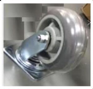 6" TPR round shape wheel movable (Rotativa)