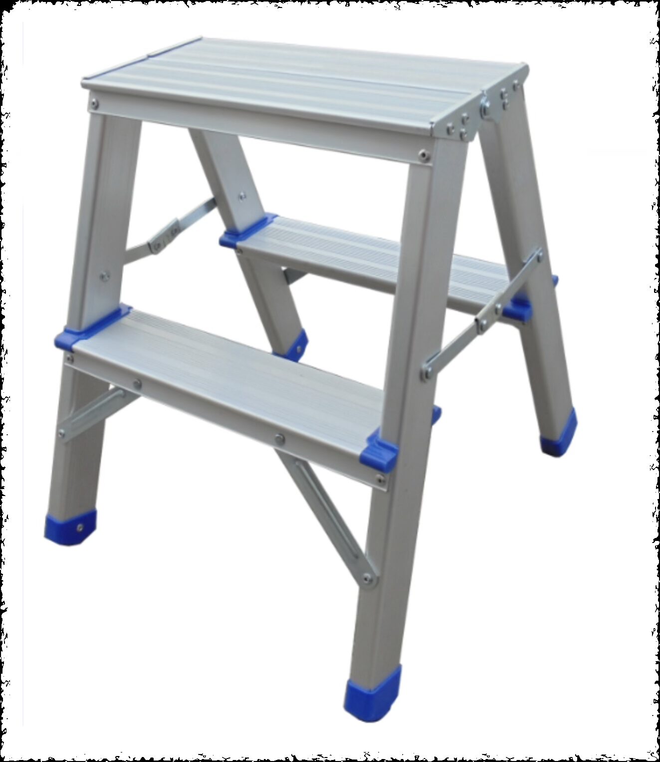 Double side step aluminum/ 2 steps new - 300lbs/
